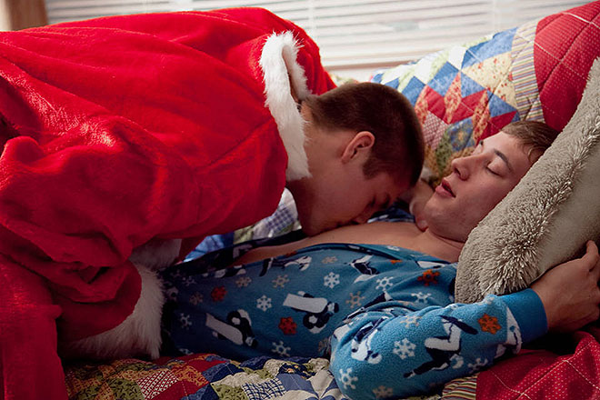 Ryan and Jake at Christmas Image